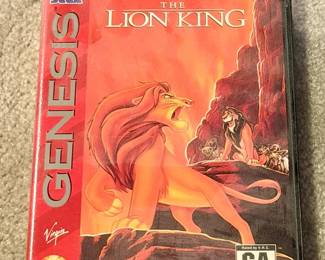 Disney’s The Lion King Sega Genesis Vintage Video Game