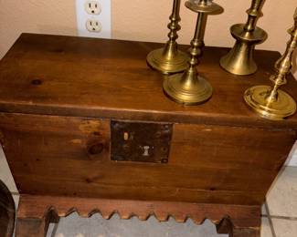 Vintage Wooden Chest 