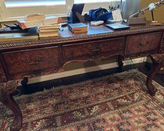 Hooker  Seven Seas Carved French Style Writing Desk 