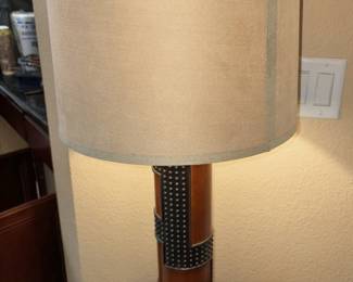 A Pair of Wooden Vintage Lamps