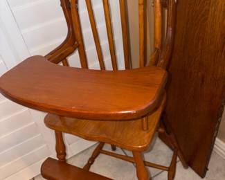 Vintage Baby High Chair 