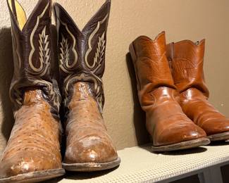 Men's size 9.5 Ostrich Boots