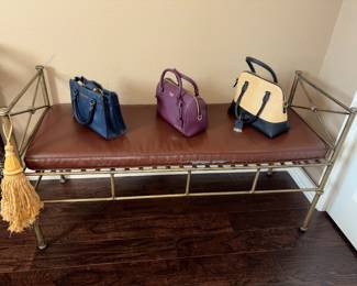 Iron Accent Bench 