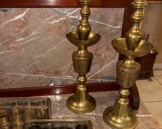 Brass Candle Holders 