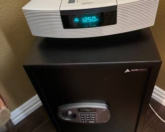 Bose Sound System, small safe 
