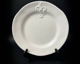 Maioliche Jessica FleurdeLis Decorative Plate