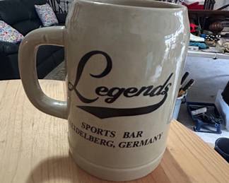 Legends Sports Bar Heidelberg Stoneware Beer Stein