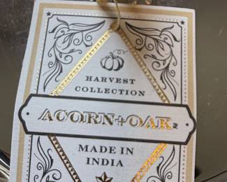 Acorn Oak Harvest Collection TwoTiered Server second image