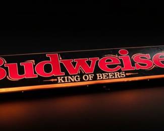 Vintage Budweiser King of Beers Lighted Sign