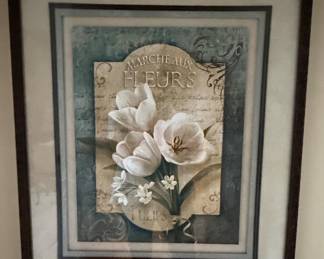 Marche aux Fleurs Tulips Print by Conrad Knutsen