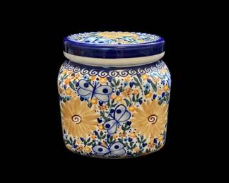 Polish Pottery Unikat Jar