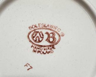 Zakady Ceramiczne Bolesawiec Polish Pottery Plate Set second image
