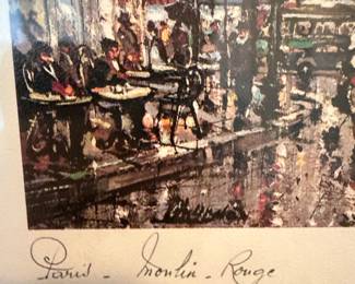 Maurice Legendre Paris Moulin Rouge Print second image