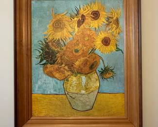 Vincent van Gogh Sunflowers Reproduction Painting