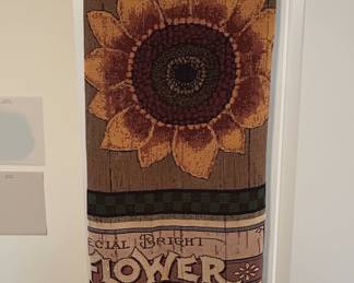 American Seed Co. Sunflower Woven Wall Tapestry