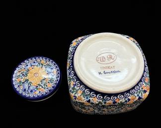 Polish Pottery Unikat Jar second image