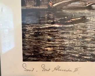 Editions PRAM Paris Pont Alexandre III Print second image