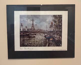 Editions PRAM Paris Pont Alexandre III Print