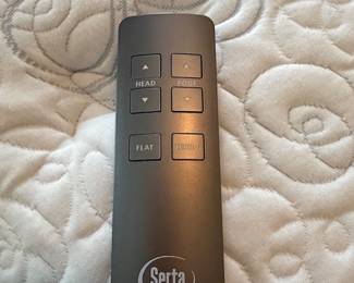 Serta Motion Essentials Adjustable Bed Base with Decorative Scroll Iron Bed Frame third image