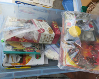 Lot 143: Cookie Press and Cookie Cutter Baking Accessories