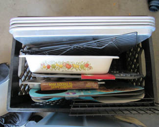 Lot 115: Assorted Bakeware and Kitchen Serving Dishes
