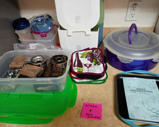 Lot 178: Copper Chef Cookware and Kitchen Storage Assortment