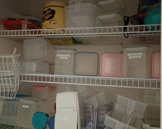 Lot 167: Plastic Food Storage Containers and Organizers