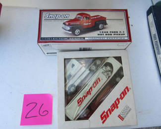 Lot 112: Snap-on Collector Series Die-Cast Truck Banks