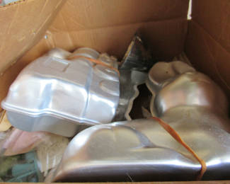 Lot 99: Assorted Baking Pans and Food Processing Attachments