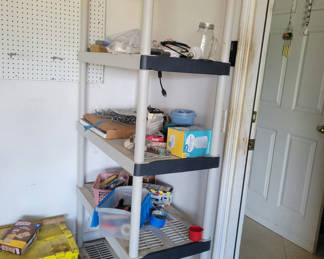 Lot 79: Five-Tier Plastic Storage Shelving Unit