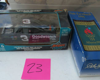 Lot 89: Two Dale Earnhardt 1996 Die-Cast NASCAR Collectible Vehicles