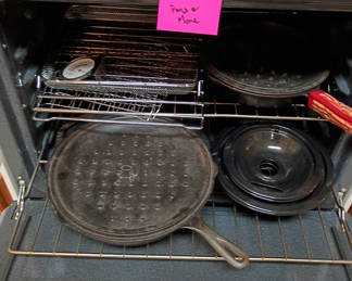 Lot 187: Assorted Kitchen Pans and Cooking Accessories