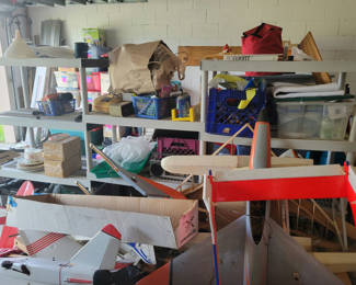 Lot 123: Plastic Storage Shelving