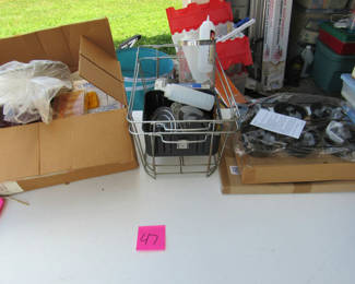 Lot 121: Assorted Kitchen and Craft Supplies