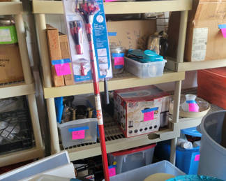 Lot 53: Plastic Storage Shelving Units 