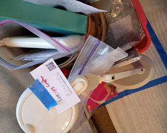 Lot 45: LED Magnifying Lamp and Assorted Craft Kits