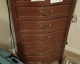 Lot 157: Wooden Five-Drawer Chest