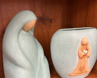 Jack Black, a Navajo folk art and pottery artist known for southwestern figurines.Vintage Signed Pottery 