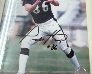 Baltimore Ravens collectibles signed Autographs 