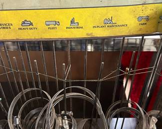 Vintage Auto Parts HOSE CLAMP DISPLAY