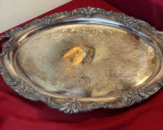 SILVER PLATED LARGE PLATER