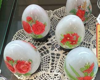 hnad painted eggs