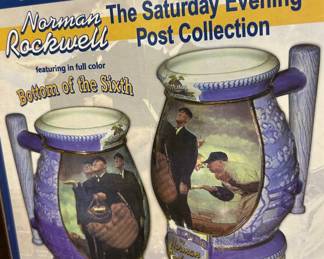 Norman Rockwell baseball Mug 