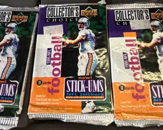 UNOPENED FOOTBALL CARDS PACKAGES