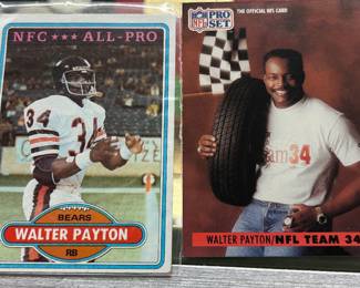 WALTER PAYTON CARDS