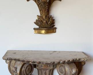 Gilt Wall Sconces