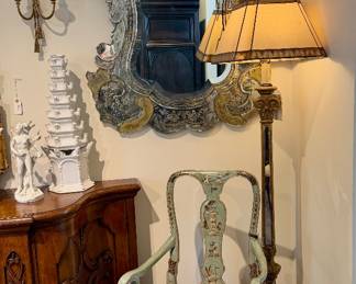 Love the green on this chair