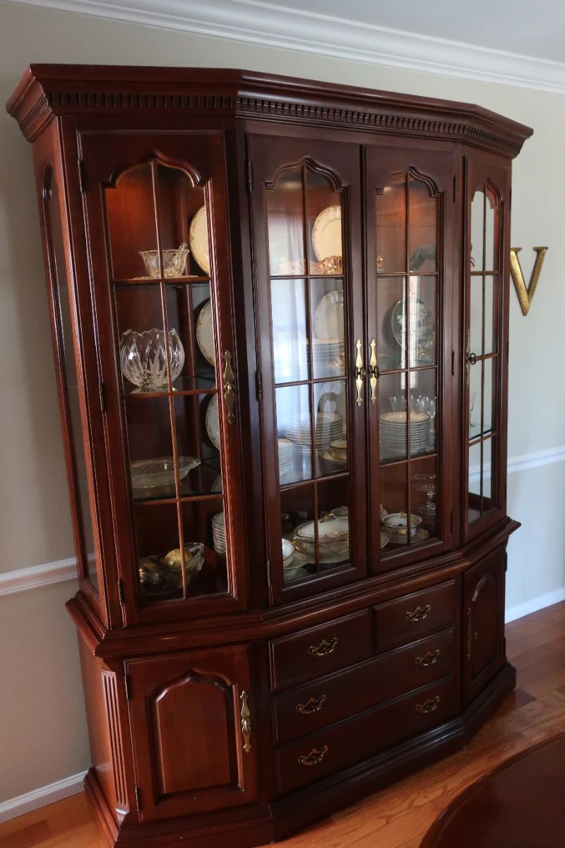 Queen Anne china cabinet
