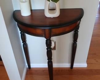 half moon table