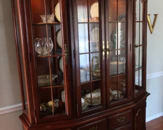 Queen Anne china cabinet